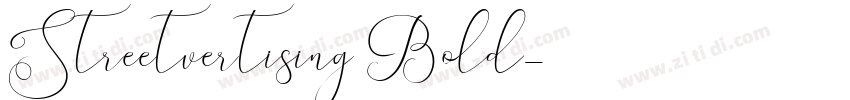 Streetvertising Bold字体转换